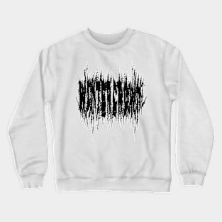 Wintercrown (Black, White Border). Crewneck Sweatshirt